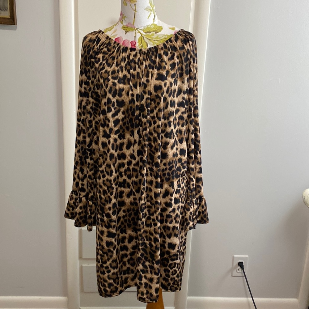 Animal print dress